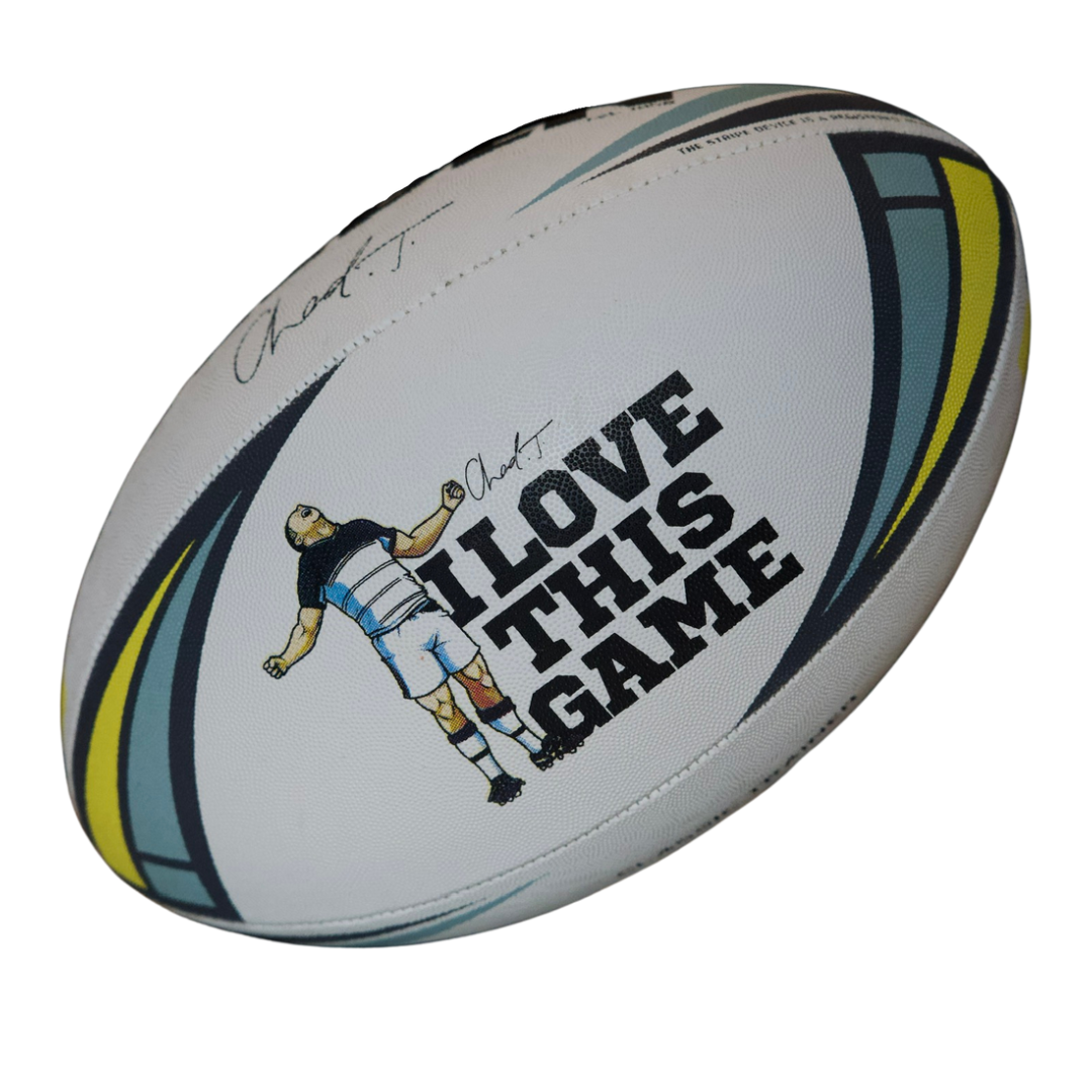 SIGNATURE CHAD T LOVE THIS GAME BALL