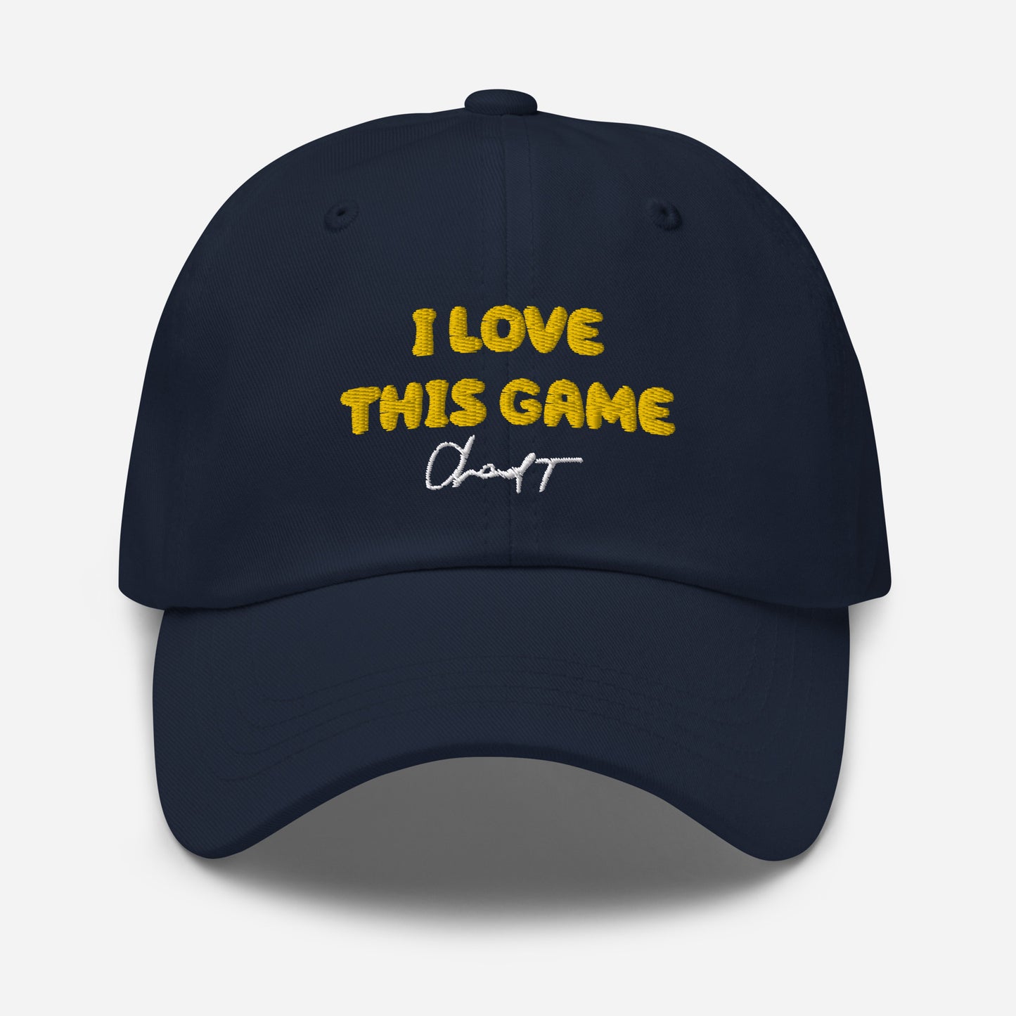 I LOVE THIS GAME DAD HAT