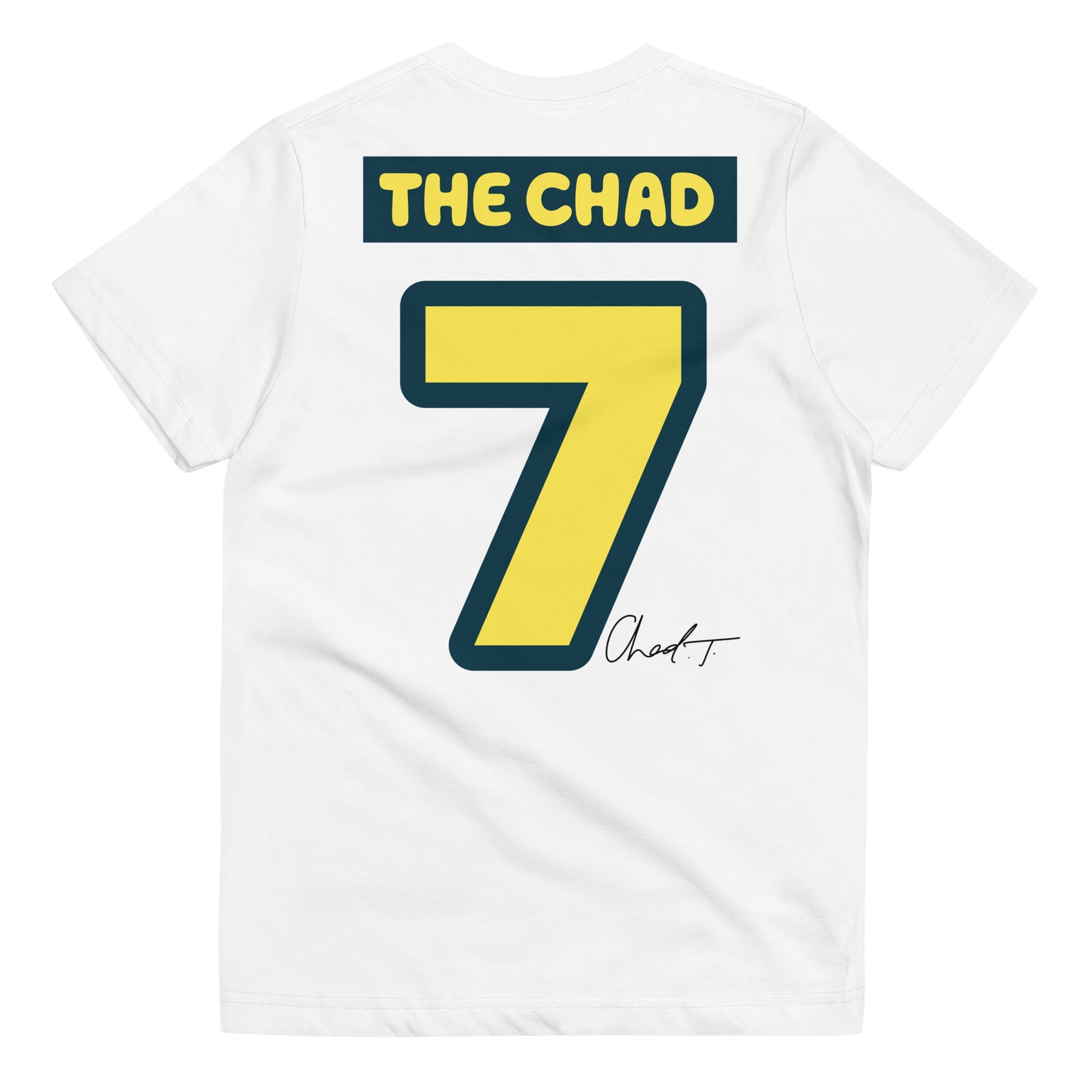 YOUTH THE CHAD NUMBER 7 T-SHIRT