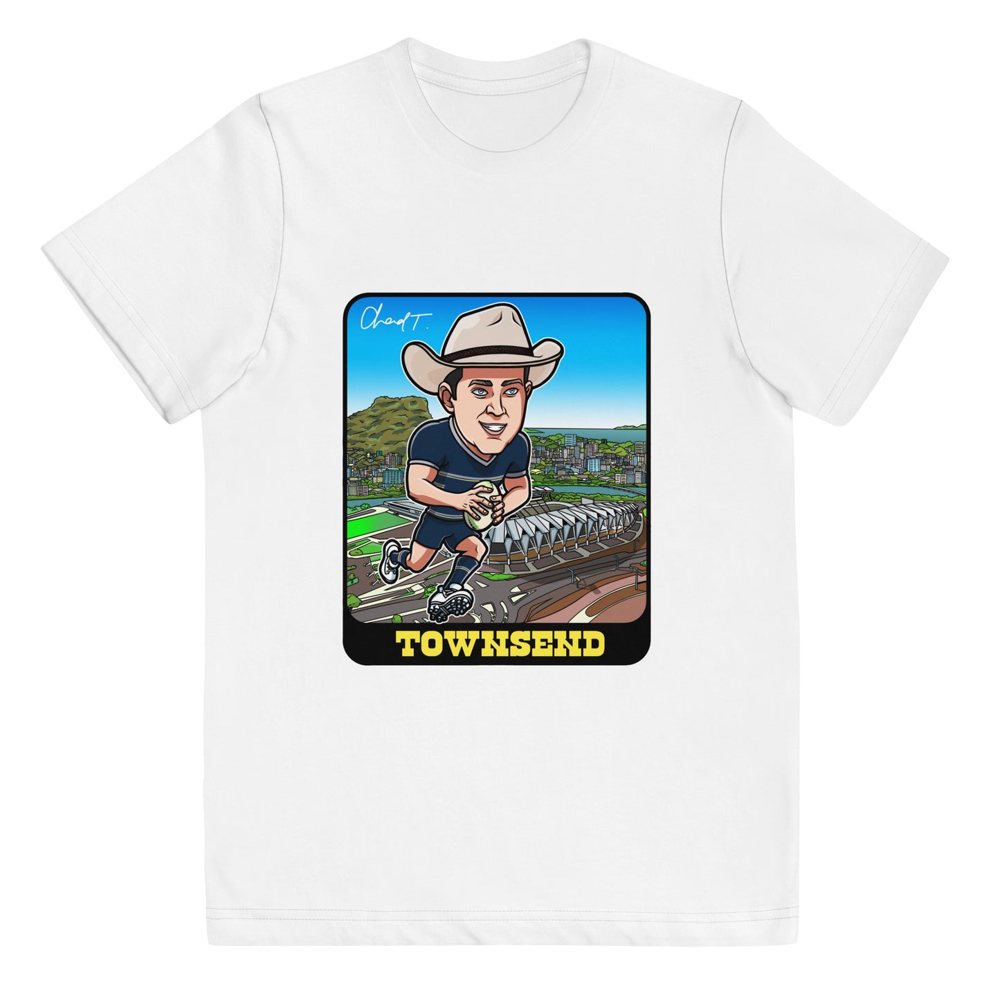 YOUTH CHAD TOWNSVILLE T SHIRT WHITE